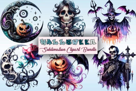Download Gothic Halloween Sublimation Clipart - Gothic halloween Collection