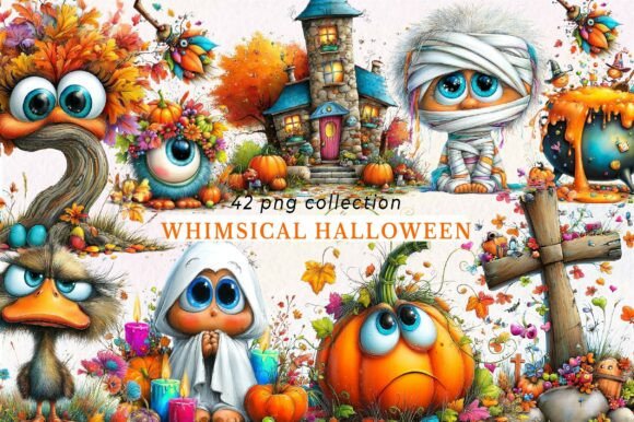 Download Whimsical Halloween Clipart PNG - Halloween clipart Collection